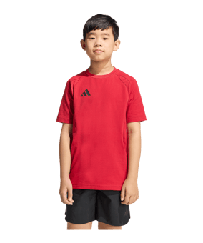 adidas Originals Tiro Travel T-Shirt Kids Rot - rot