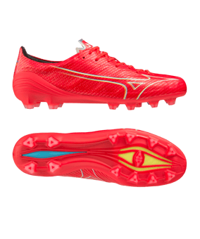 Mizuno Alpha Made in Japan FG Release Rot Weiss - rot