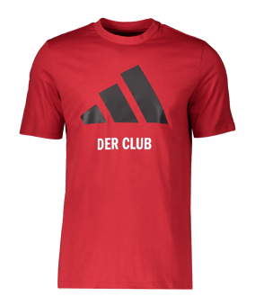 adidas 1. FC Nürnberg T-Shirt Rot - rot