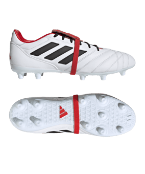 adidas COPA Gloro FG Weiss Rot Schwarz - weiss