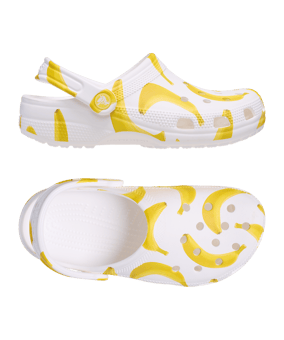 Crocs Classics Fresh Fruits Clog Badelatsche Gelb F7HD - gelb