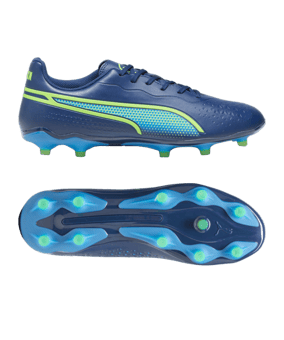 PUMA KING Match FG/AG Gear Up Blau Grün F02 - blau