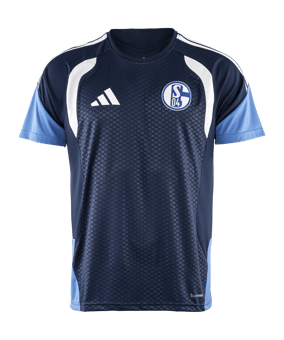 adidas FC Schalke 04 Team Trainingsshirt Blau - blau