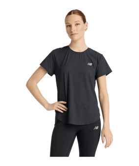 New Balance Race Day Ultra Light T-Shirt Damen Schwarz - schwarz