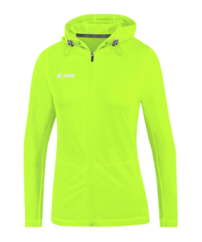 Jako Run 2.0 Kapuzenjacke Damen Grün F25 - gruen