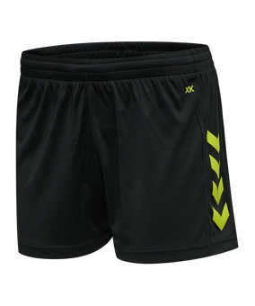 Hummel hmlCORE XK Poly Short Damen Schwarz F2096 - schwarz