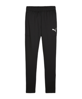 PUMA teamGOAL Slim Trainingshose Kids Schwarz Weiss F03 - schwarz