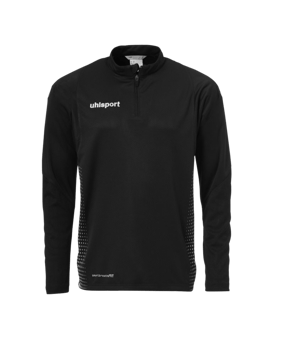 Uhlsport Score Ziptop Sweatshirt Schwarz Weiss F01 - schwarz