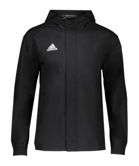 adidas Entrada 22 Allwetterjacke Kids Schwarz - schwarz