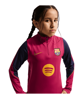 Nike FC Barcelona Strike Drilltop Kids Rot F621 - rot
