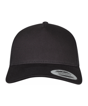 Merch 5 Panel Retro Trucker Cap Black - schwarz