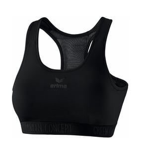 Erima Casual Basics Sport-BH Damen Schwarz - schwarz