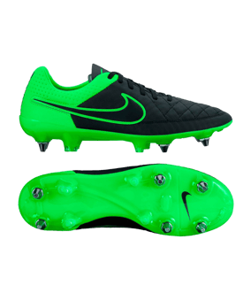Nike Tiempo Legend V SG-Pro Schwarz Grün F003 - schwarz