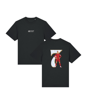 11teamsports Portugal "SIUUU!" T-Shirt WM 2026 Schwarz - schwarz
