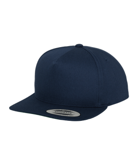 Flexfit Merch 5 Panel Classic Snapback Mütze Blau - blau