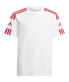 adidas Squadra 21 Trikot Kids Weiss Rot - weiss