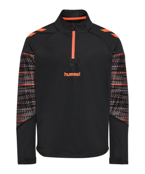 Hummel Blaze Pro Trg Half Zip Sweatshirt Kids Schwarz F2442 - schwarz