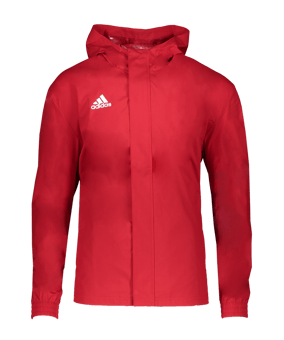 adidas Entrada 22 Allwetterjacke Rot - rot