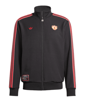 adidas Manchester United Icon Trainingsjacke Schwarz - schwarz