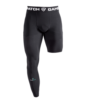 Gamepatch Single-leg Right Tight Schwarz F170