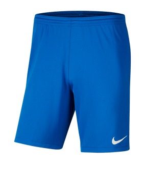 Nike Park III Short Blau F463 - blau