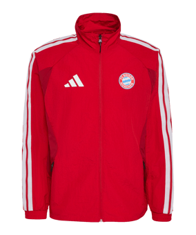 adidas FC Bayern München Anthem Jacke Rot - rot