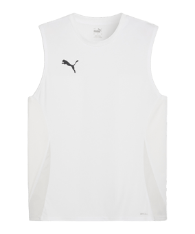 PUMA teamGOAL Tanktop Weiss Schwarz F04 - weiss