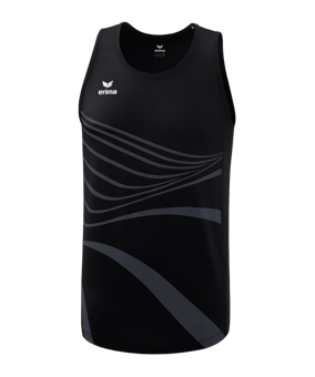 Erima Racing Singlet Kids Schwarz - schwarz