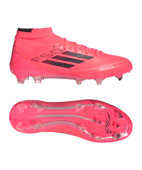 adidas F50 Elite Mid FG Vivid Horizon Damen Pink Lila Grau - pink