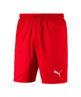 PUMA LIGA Core Short Rot Weiss F01 - rot
