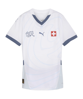PUMA Schweiz Trikot Away EM 2024 Damen Weiss F02 - weiss