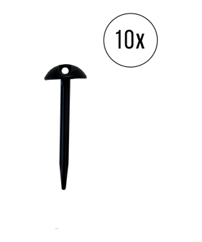 Cawila Erdnagel Spielfeldmarkierung FLEX 10 Set Schwarz - gelb