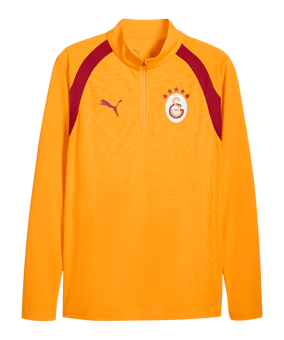 PUMA Galatasaray Istanbul Training 14 Zip Top Orange F07 - orange