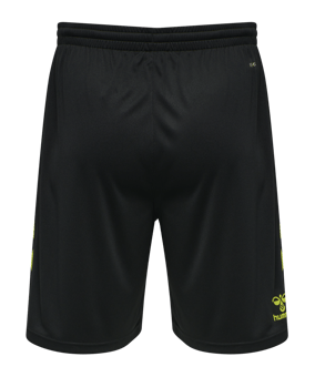 Hummel hmlCORE XK Poly Short Schwarz Grün F2096 - schwarz