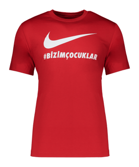 Nike TFF Swoosh T-Shirt EM 2024 Rot F657 - rot