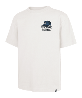'47 Brand Mlb New York Yankees In The Paper Foundation T-Shirt Beige - beige