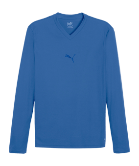 PUMA TeamGOAL Baselayer Longsleeve Blau F02 - blau