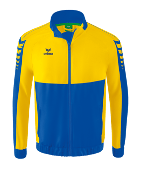 Erima Six Wings Präsentationsjacke Kids Blau Gelb - blau