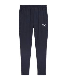 PUMA teamGOAL Slim Trainingshose Blau Weiss F06 - blau