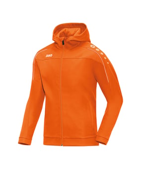 Jako Classico Kapuzenjacke Orange F19 - orange