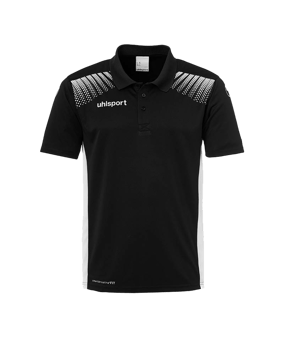 uhlsport Goal Poloshirt Schwarz Weiss F01 - schwarz