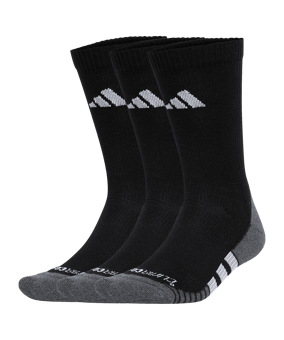 adidas Performance Crew 3er Pack Socken Schwarz - schwarz