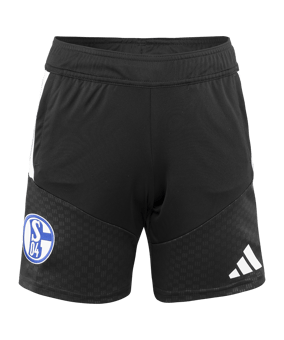 adidas FC Schalke 04 Team Training Short Kids Schwarz - schwarz