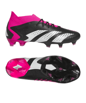 adidas Predator Accuracy.1 FG Own Your Football Schwarz Weiss Pink - schwarz
