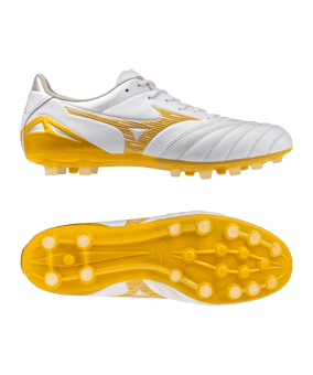 Mizuno Morelia Neo IV Pro AG Bright Gold Weiß F50 - weiss