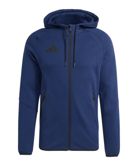 adidas Tiro Travel Hoody Dunkelblau - blau