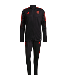 adidas FC Bayern München Trainingsanzug Schwarz - schwarz