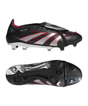 adidas Predator Elite FT FG Obsidian Strike Schwarz - schwarz