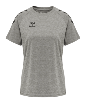 Hummel hmlCORE XK Poly T-Shirt Damen Grau F2006 - grau
