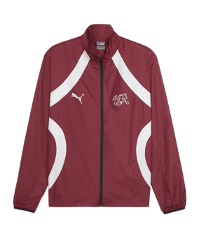 PUMA Schweiz Prematch Jacke EM 2024 Rot F08 - rot